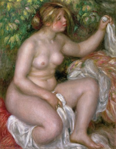 Efter badet, 1910 af Pierre Auguste Renoir